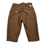 Yes London Pantalone Tinta Unita con Elastico In Vita per Neonato JR3035N MARRONE YES LONDON 