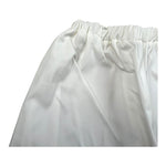 Zero Ampere Pantalone Tinta Unita con Elastico In Vita per Neonato DAVID BIANCO ZERO AMPERE 