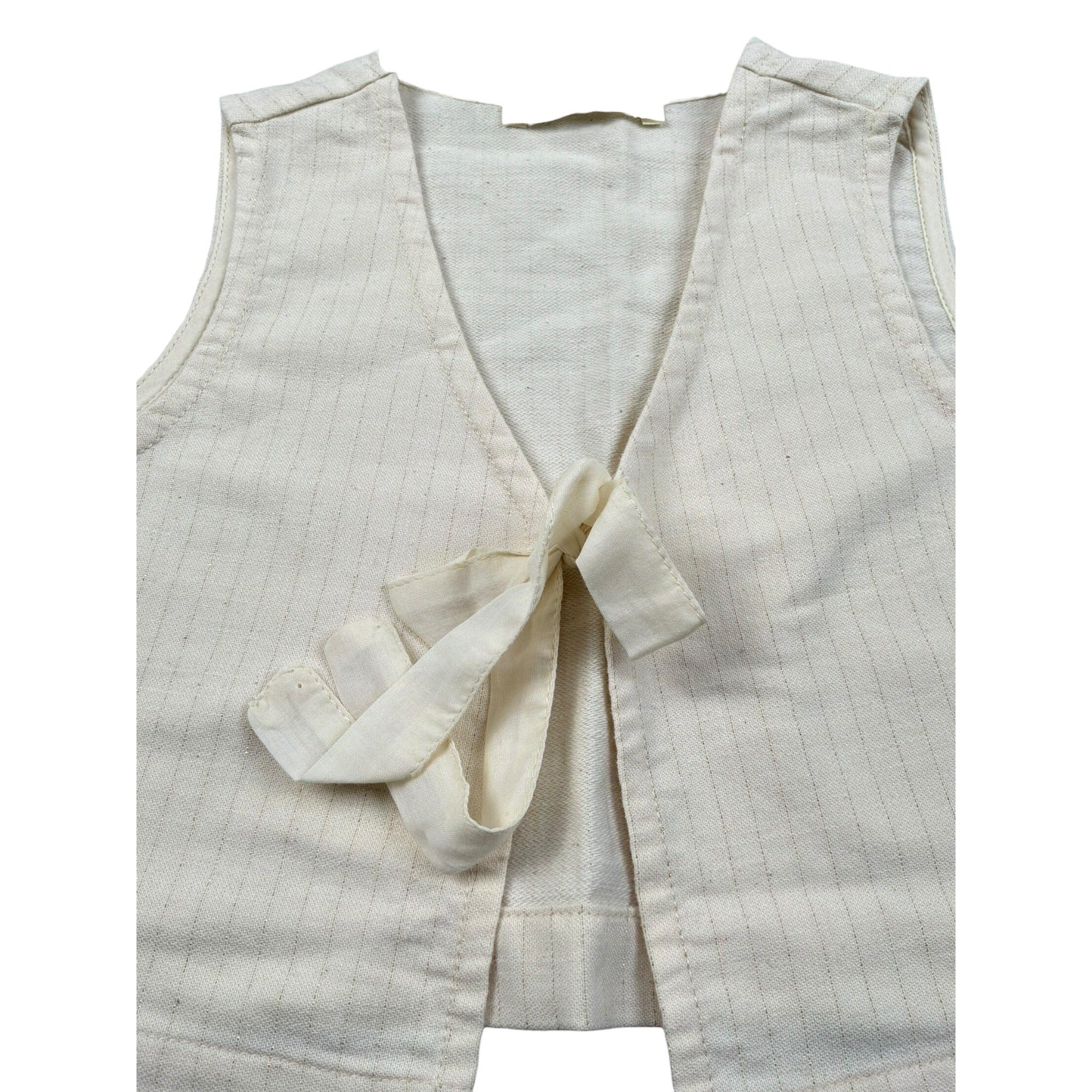 Zhoe & Tobiah Gilet Tinta Unita per Neonata LYT4FN PANNA ZHOE & TOBIAH 