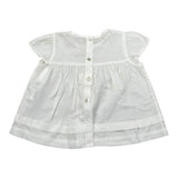 Zhoe & Tobiah Camicia Mezza Manica Tinta Unita per Neonata RTT11BN PANNA ZHOE & TOBIAH 