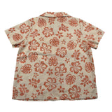Zhoe & Tobiah Camicia Mezza Manica Tinta Unita Stampa Fantasia per Neonato WI1BN BEIGE ZHOE & TOBIAH 