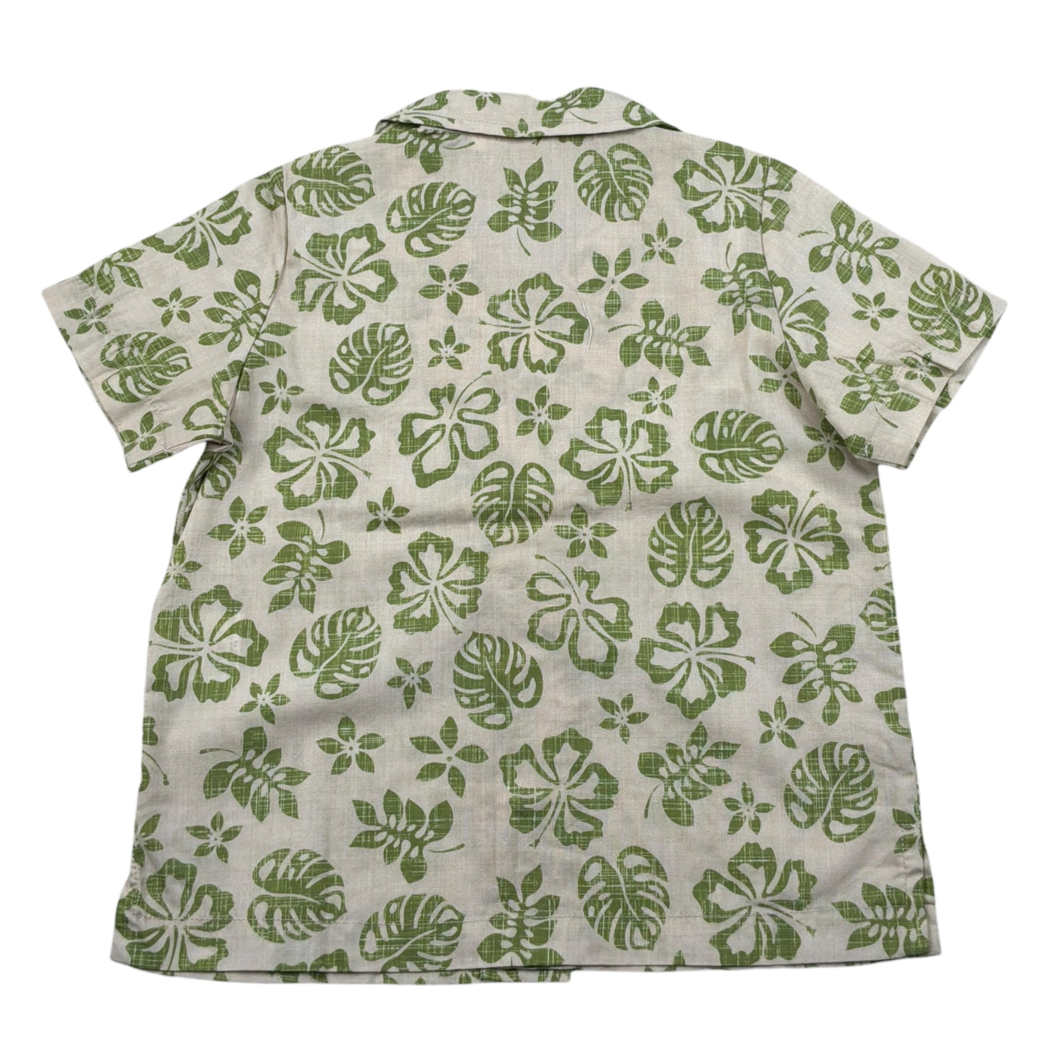 Zhoe & Tobiah Camicia Mezza Manica Tinta Unita Stampa Fantasia per Neonato WI1BN BEIGE/VERDE ZHOE & TOBIAH 
