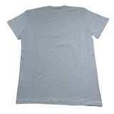 Zu+Elements T-Shirt Girocollo Tinta Unita con Stampa per Bambino ZU1608 AZZURRO POLVERE ZU+ELEMENTS 