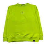 Zu+Elements Felpa Chiusa Girocollo Tinta Unita con Logo per Bambino ZU217 VERDE ZU+ELEMENTS 