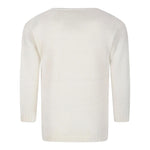 LA STUPENDERIA maglia tinta unita con stampa Panna per Bambino WCPL21 PANNA LA STUPENDERIA 