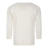 LA STUPENDERIA maglia tinta unita con stampa Panna per Bambino WCPL21 PANNA LA STUPENDERIA 