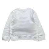 MOSCHINO felpa tinta unita girocollo con stampa Bianco per Bambino HUF08M BIANCO MOSCHINO 