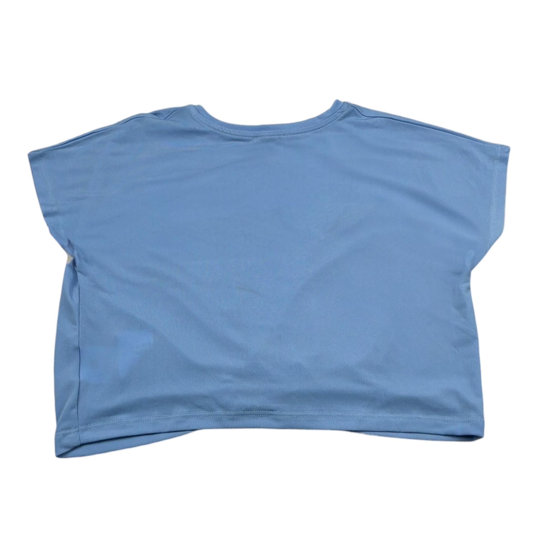 Lu Lu By Miss Grant Top Tinta Unita Mezza Manica per Bambina LL3622 AZZURRO LU LU BY MISS GRANT 