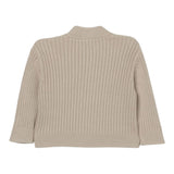 Teddy E Minou Cardigan Tinta Unita Scollo A V per Neonato E25ML009EM109 BEIGE TEDDY E MINOU 