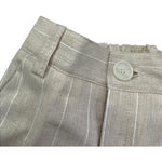 Manuel & Frank Bermuda Tinta Unita con Girovita Regolabile per Neonato MF2314BN BEIGE MANUEL & FRANK 