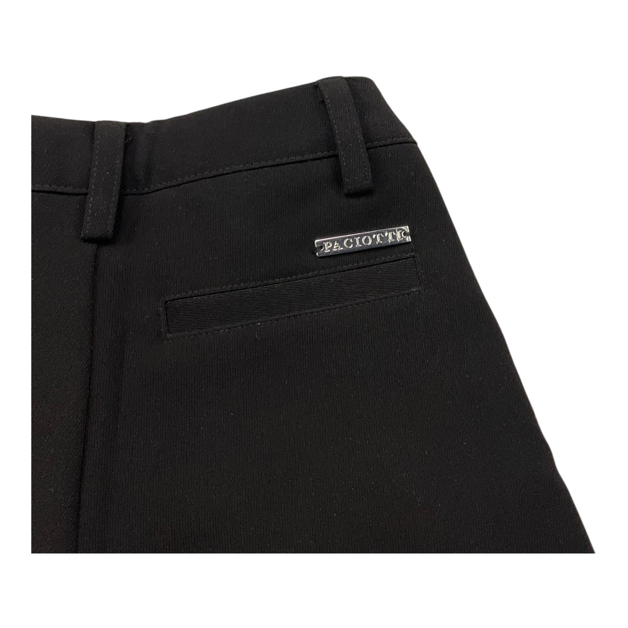 Cesare Paciotti Bermuda Tinta Unita con Girovita Regolabile per Neonato BMP5156B NERO CESARE PACIOTTI 