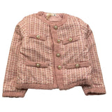 MONO STAR giacca tinta unita cn bottoni Rosa per Bambina 19009 ROSA MONO STAR 