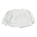 Petit Indi Cardigan Tinta Unita con Bottoni per Neonata SS25B2018X BIANCO PETIT INDI 