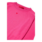 MAX&Co. maglia tinta unita girocollo con cuore Fuxia per Bambina MX00303 FUXIA MAX&Co. 