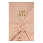 Pinko T-Shirt Girocollo Tinta Unita con Logo per Bambina KFTS007X ROSA PINKO 