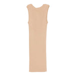 Twinset Abito Tinta Unita Giromanica In Maglia per Bambina 251GJ3410X MARRONE TWINSET 