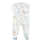 Chicco Tutina Tinta Unita con Stampa per Neonato 02400 BIANCO CHICCO 