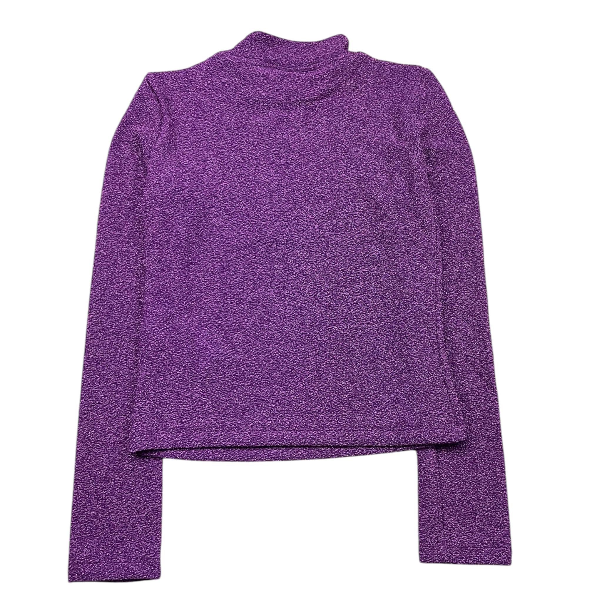 MARC ELLIS shirt girocollo tinta unita glitterata Viola per Bambina JMJTS00201 VIOLA MARC ELLIS 