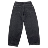 PATRIZIA PEPE jeans tinta unita con strappi Nero per Bambina 7P0367 NERO PATRIZIA PEPE 