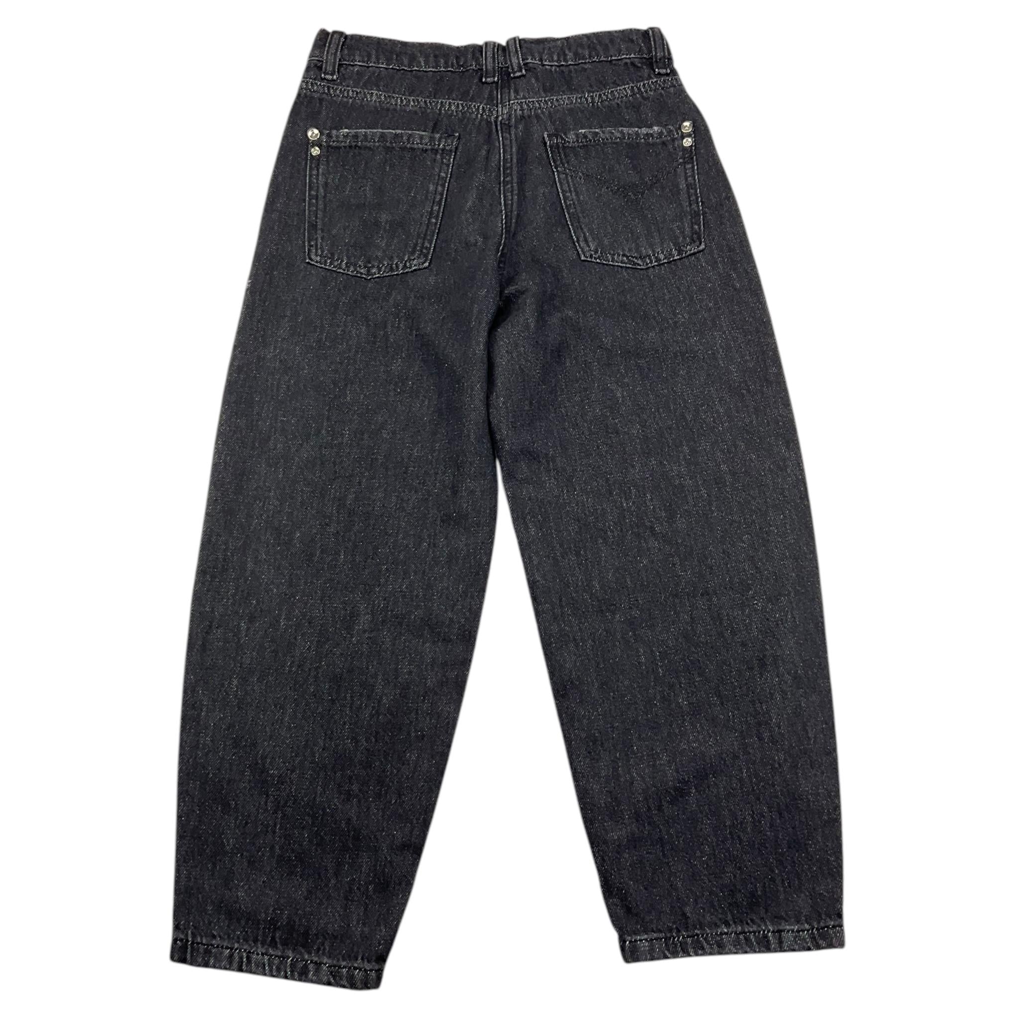 PATRIZIA PEPE jeans tinta unita con strappi Nero per Bambina 7P0367 NERO PATRIZIA PEPE 