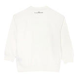 John Richmond Felpa Chiusa Girocollo Tinta Unita con Stampa per Bambino RBP25054FE BIANCO JOHN RICHMOND 