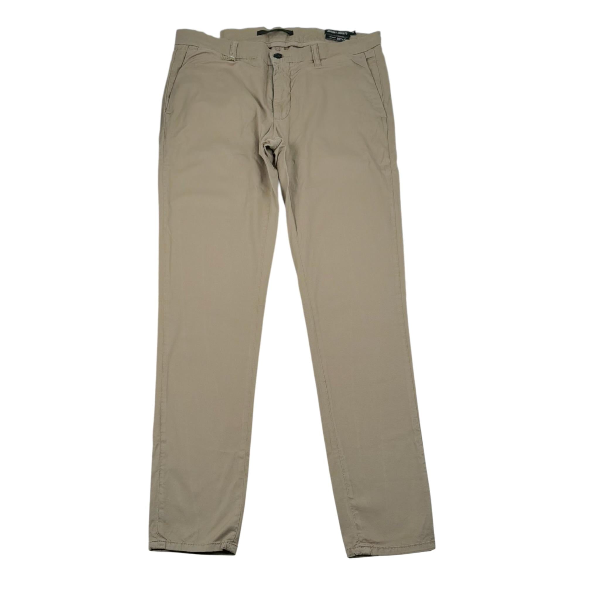 Antony Morato Pantalone Tinta Unita con Tasche Americane per Bambino MKTR00193 FANGO ANTONY MORATO 