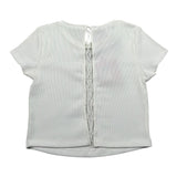 Liu Jo T-Shirt Girocollo Tinta Unita  per Bambina GA5151 BIANCO LIU JO 