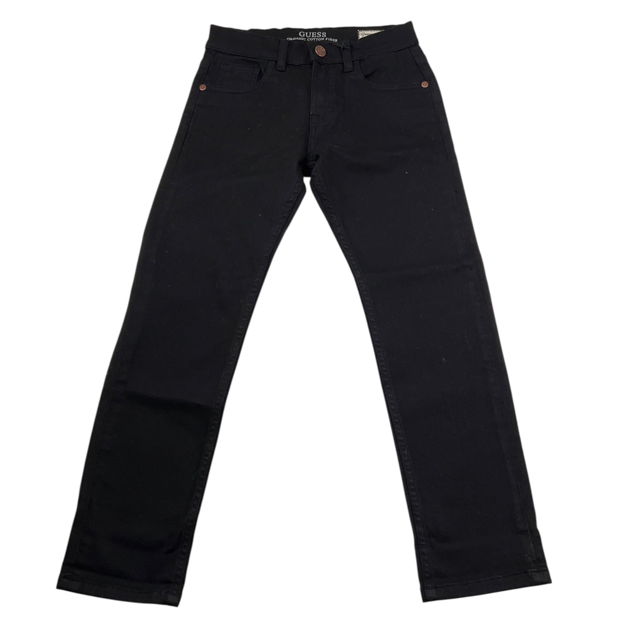 Guess Pantalone Tinta Unita con Girovita Regolabile per Bambino L3YB03WE620 NERO GUESS 
