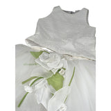 Raffaella Completo Cerimonia 3 Pezzi Camicia-Pantalone-Gonna Tulle per Bambina PONZA BIANCO RAFFAELLA 