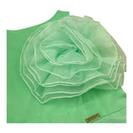 Liu Jo Abito Tinta Unita Giromanica con Tulle per Bambina GA4009 VERDE LIU JO 