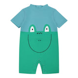 Stella Mccartney costume Mezza Manica Bicolore per Neonato TWC509 VERDE STELLA McCARTNEY 