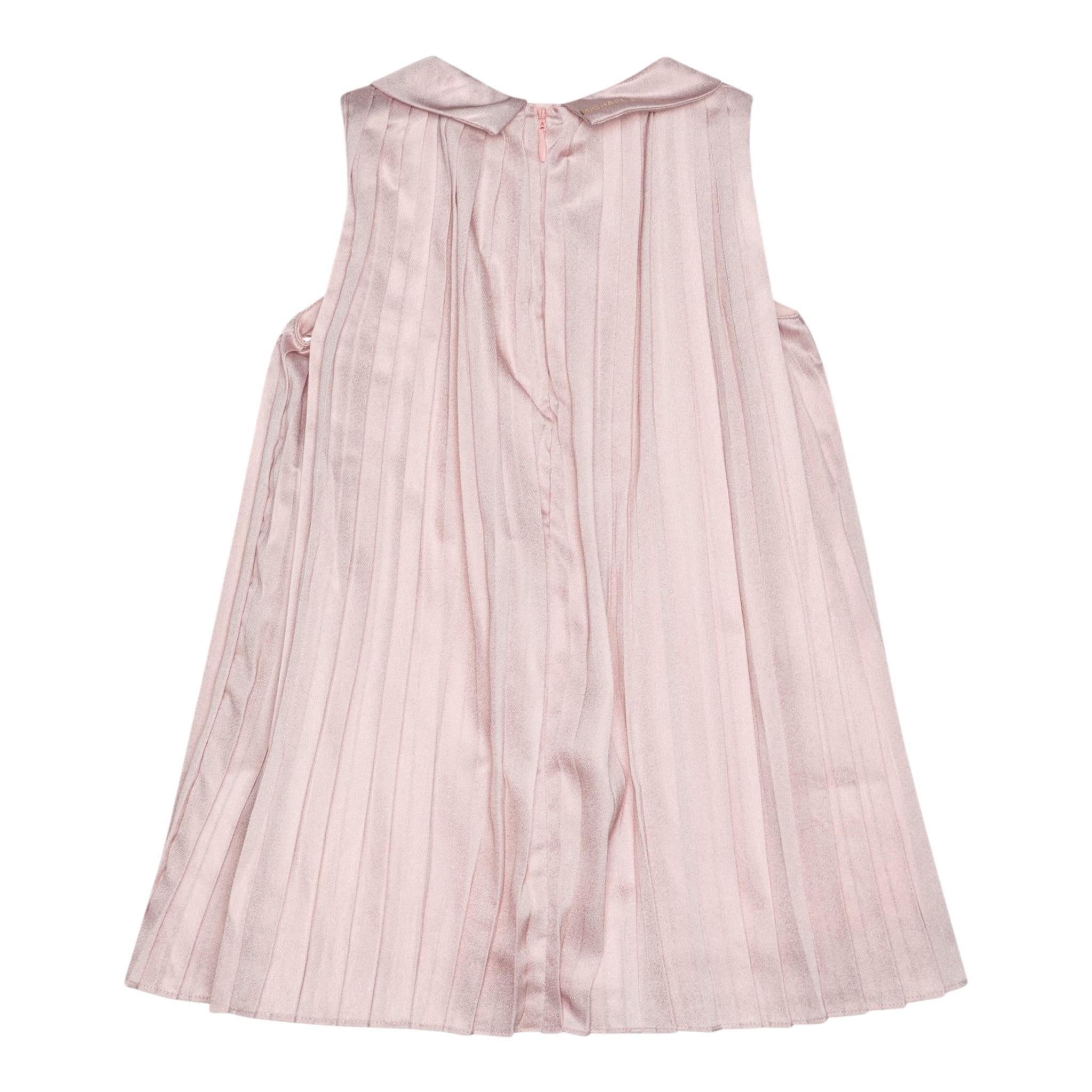 Michael Kors Abito tinta unita con Colletto Giromanica Rosa per Bambina R30307JXXX ROSA MICHAEL KORS 