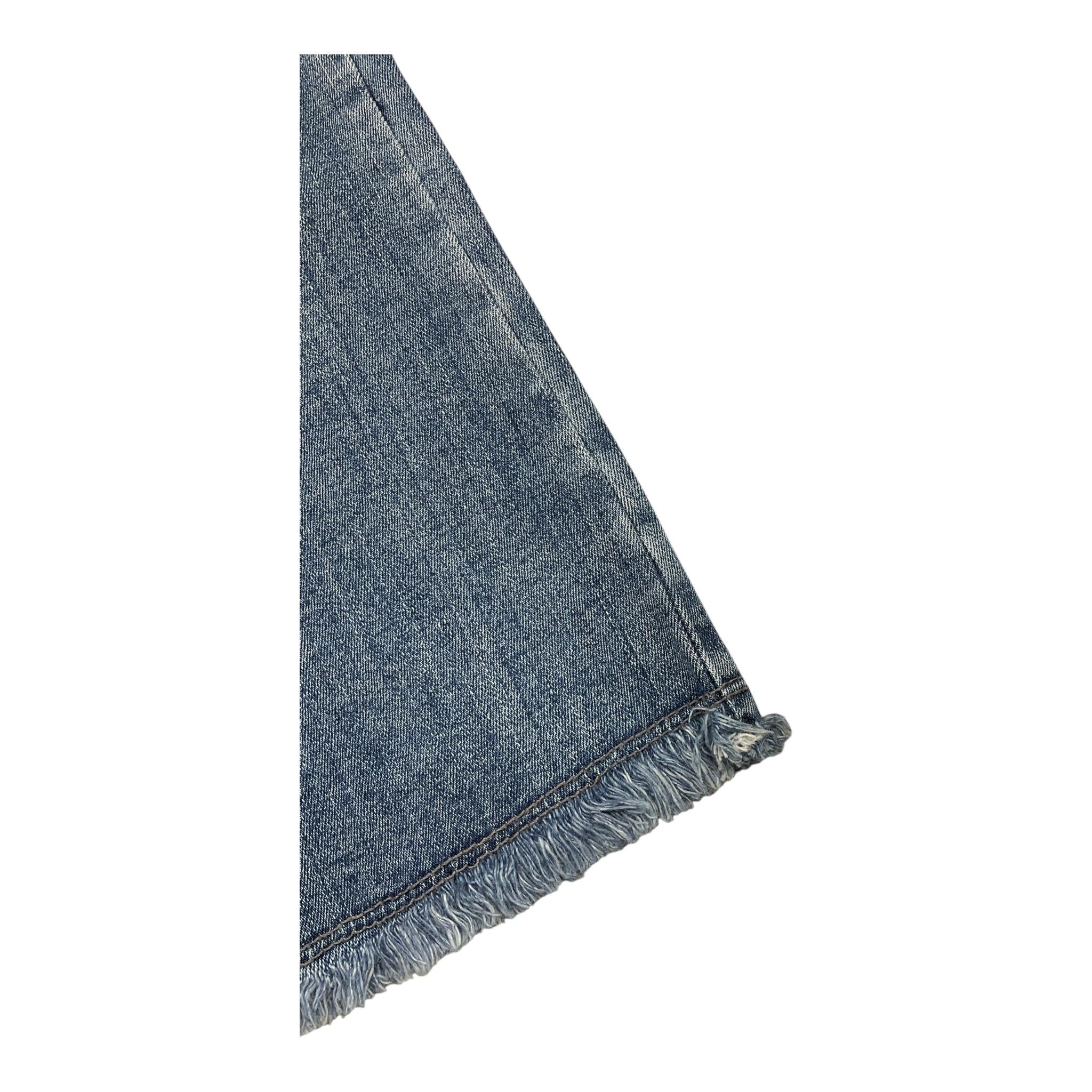 PATRIZIA PEPE jeans tinta unita con girovita regolabile modello zampa Azzurro per Bambina 7P0353 AZZURRO PATRIZIA PEPE 