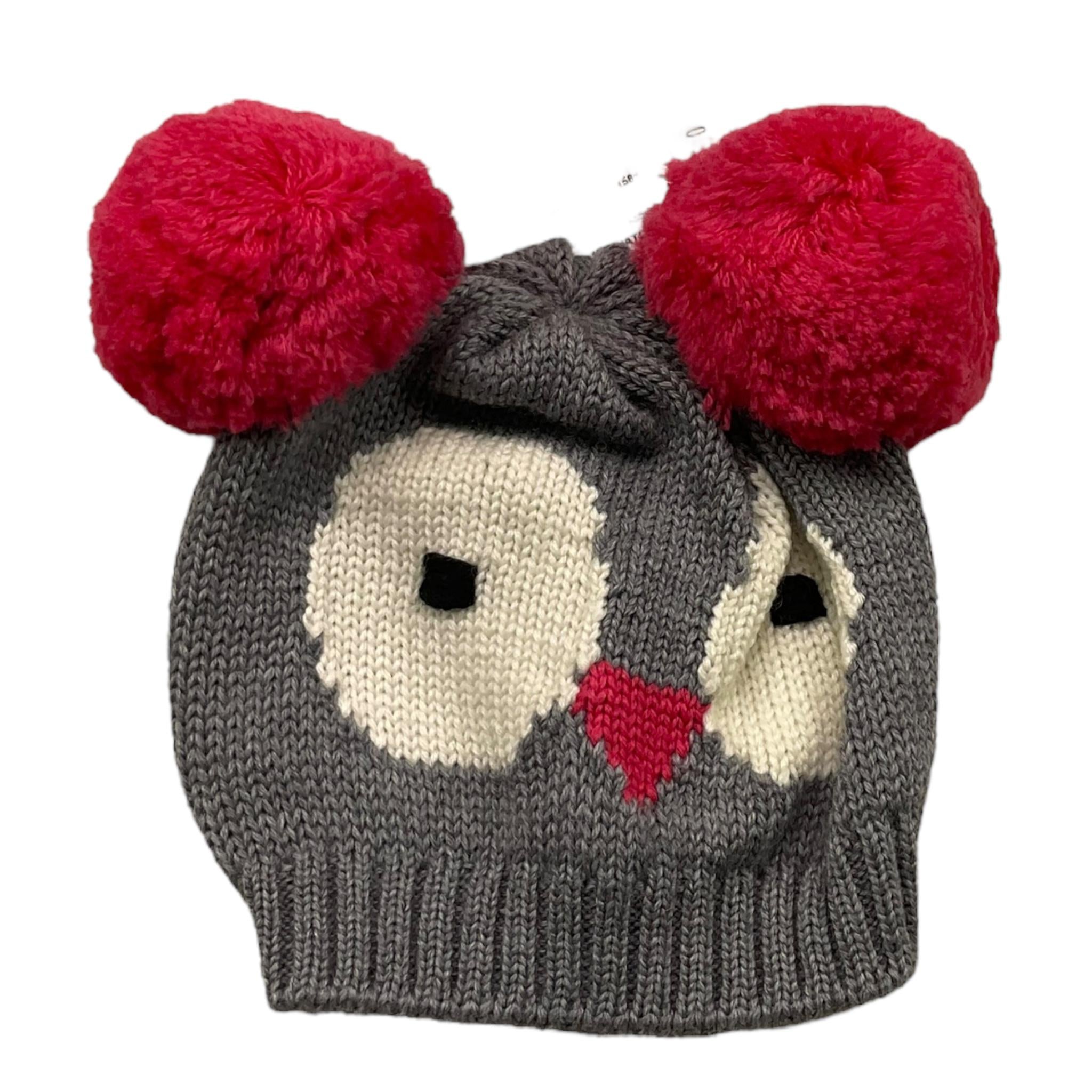 CATYA cappello tinta unita con pon pn Grigio per Neonata 721561 GRIGIO CATYA 