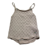 Le Bebe Pagliaccetto Tinta Unita Traforato per Neonata LBG6271 BEIGE LE BEBE 