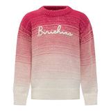 SAINT BARTH maglia girocollo tinta unita con stampa Fuxia per Bambina DANY009X FUXIA SAINT BARTH 