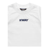 K-Way T-Shirt Girocollo Tinta Unita con Logo per Neonato K11613WXX BIANCO K-WAY 