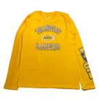 NBA shirt girocollo tinta unita con stampa Giallo per Bambino EK2B7BDMJB04 GIALLO NBA 
