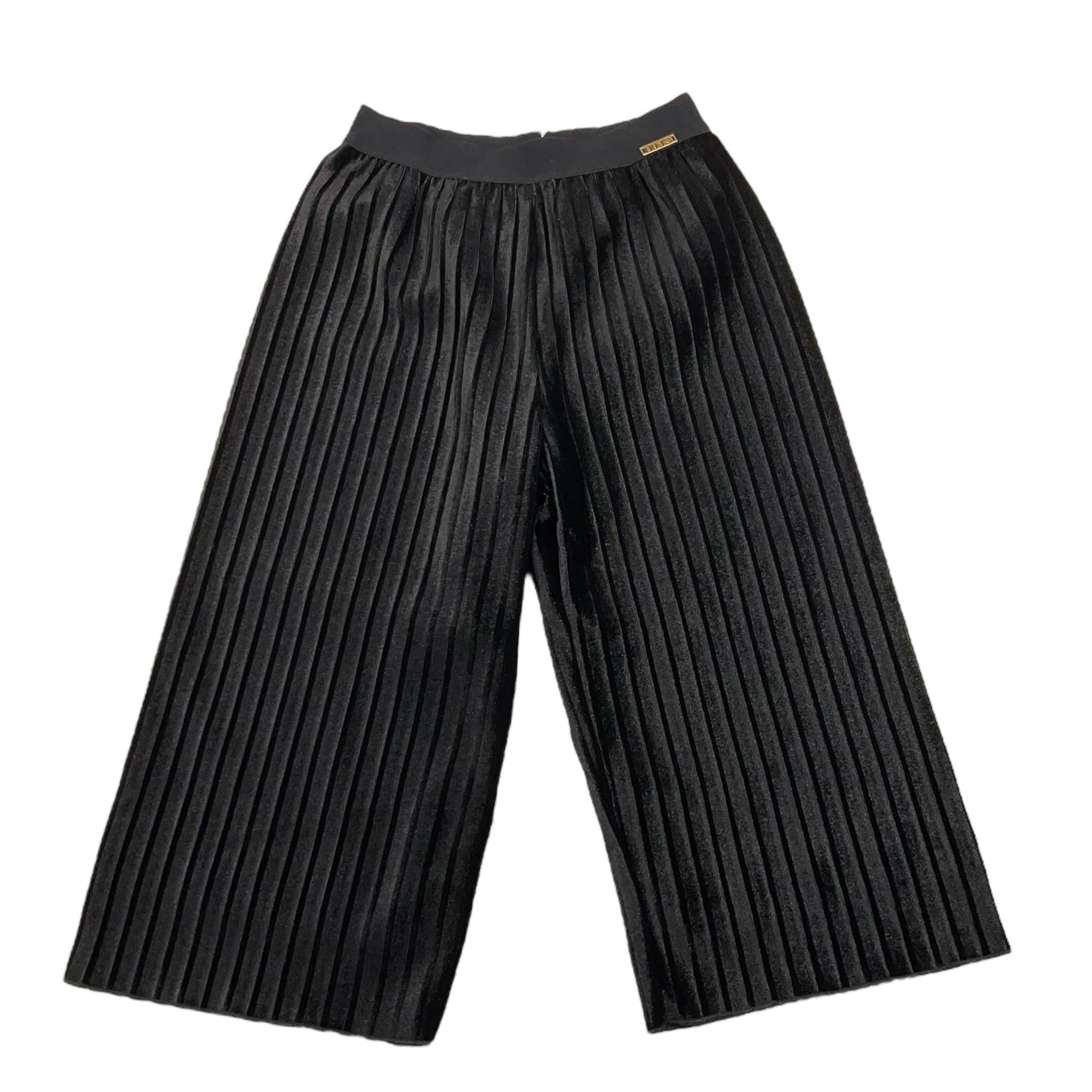 LIU JO pantalone modello palazzo tinta unita Nero per Neonata KF4137 NERO LIU JO 