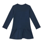 Guess Abito Manica Lunga Tinta Unita con Stampa per Bambina K3YK13KA6W4 BLU GUESS 