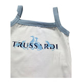 Trussardi Body Bretelline Tinta Unita con Logo per Neonata TIP26125BD BIANCO TRUSSARDI 