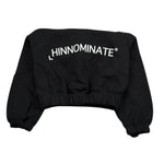 Hinnominate Felpa Tinta Unita con Stampa E Cappuccio per Bambina 3641FY00031 NERO HINNOMINATE 