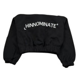 Hinnominate Felpa Tinta Unita con Stampa E Cappuccio per Bambina 3641FY00031 NERO HINNOMINATE 