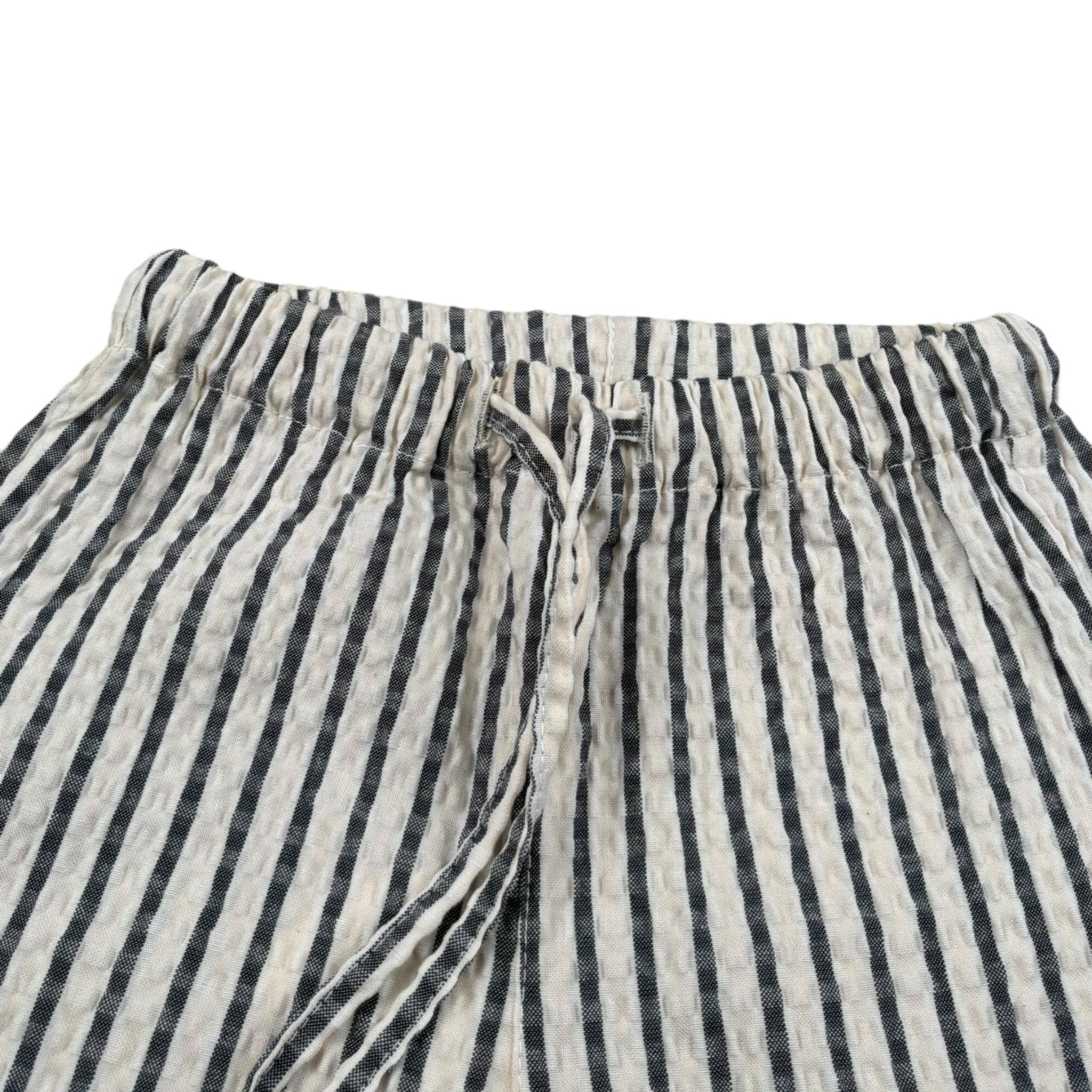 Malvi & Co Pantalone Fantasia A Righe Blu per Neonato 34508 BLU MALVI & CO 