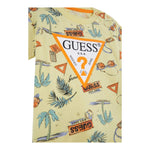 Guess Completo 2 Pezzi T-Shirt-Bermuda Bicolore per Bambino N5GG00K8HM4 GIALLO GUESS 