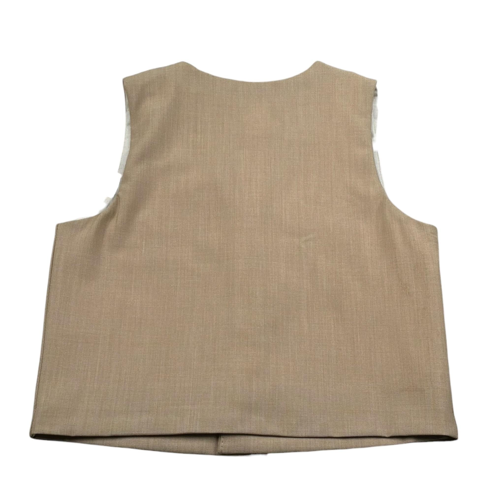 M+E' Gilet tinta unita Sabbia per Neonato UEM0547N SABBIA M+E' 