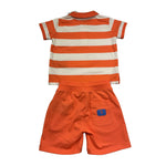 Trussardi Completo 2 Pezzi Polo-Bermuda Tinta Unita per Neonato TIP26082CJ ARANCIONE TRUSSARDI 