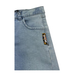Just Cavalli Jeans Tinta Unita con Girovita Regolabile per Neonata JIP26074JE AZZURRO JUST CAVALLI 
