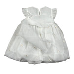 Barcellino Abito Mezza Manica Tinta Unita  per Neonata 121407 BIANCO BARCELLINO 