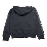 KAPPA felpa tinta unita con zip e cappuccio Nero per Bambino 3731F0012 NERO KAPPA 